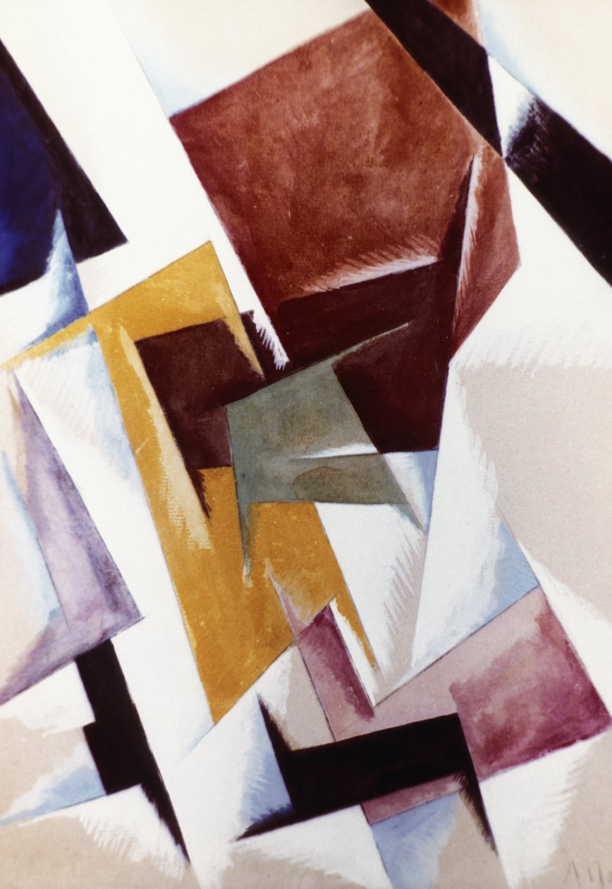 Spacial Force Construction (1921) Maleri av Lyubov Popova (1889 - 1924). av Unknown