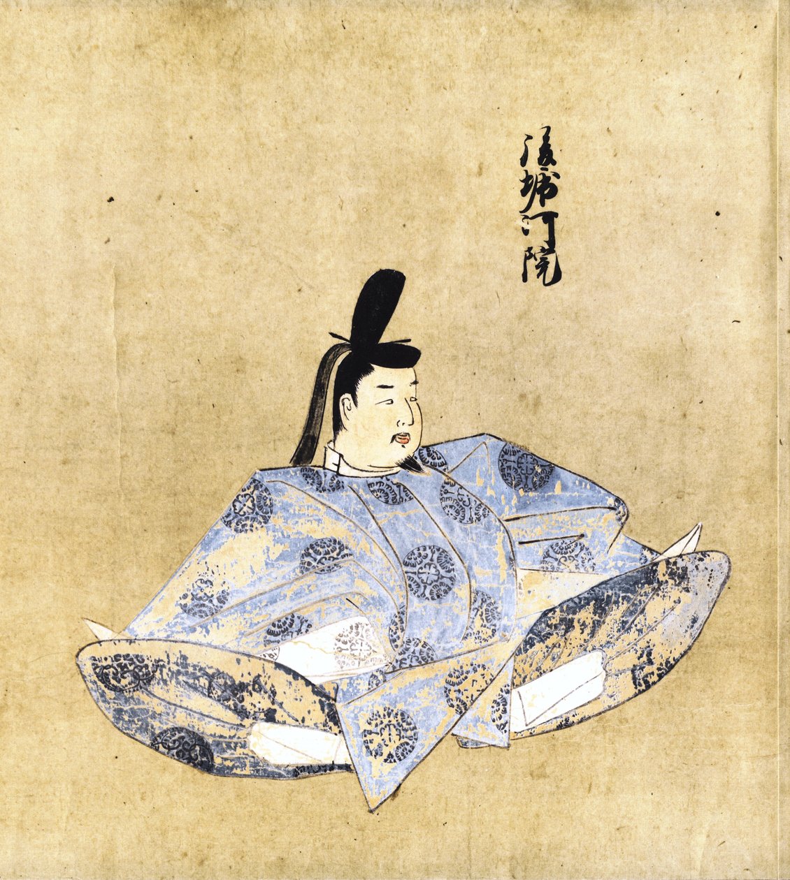 Statue av keiser Gohorikawa (fra "Tenno Sekkan Mikage") av 日本語