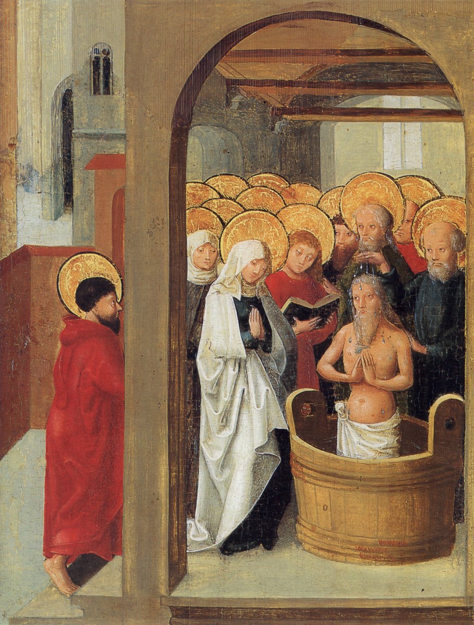 Weingartener Heilig-Blut-Tafel fra 1489. av Anonymous