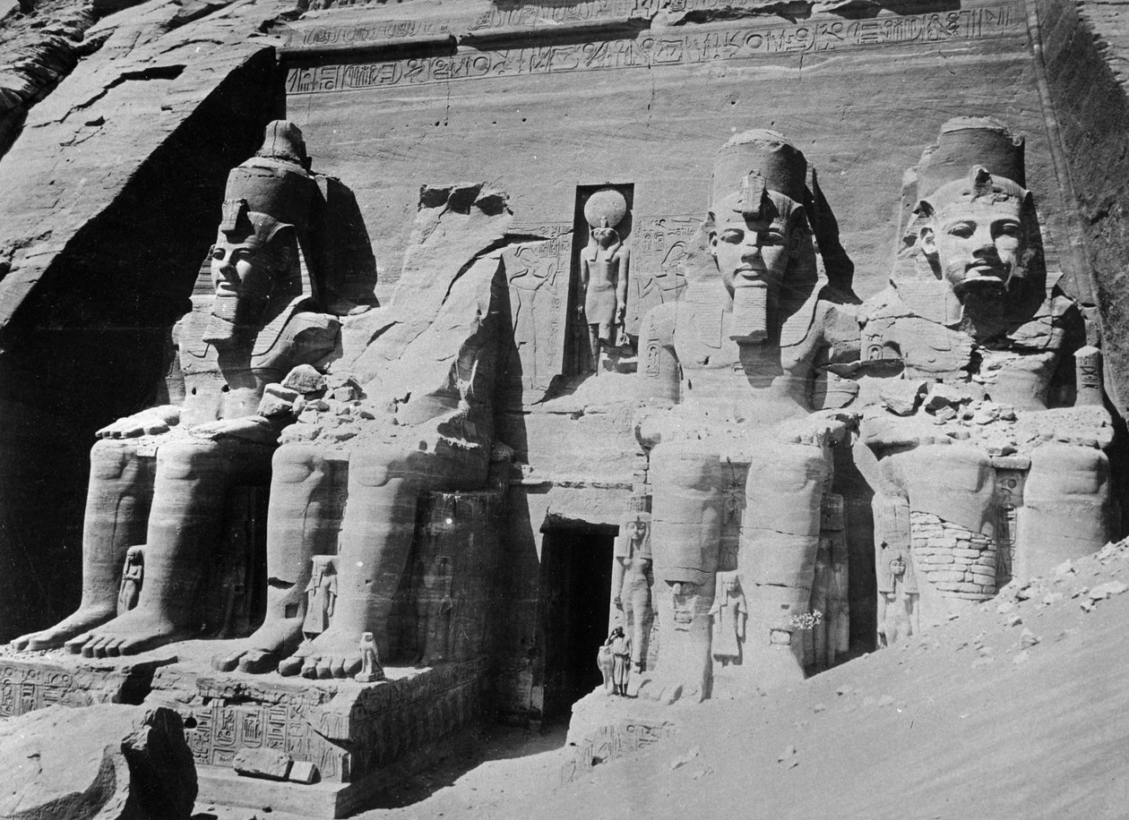 Ramses II-tempelet, ca. 1904-05 av English Photographer