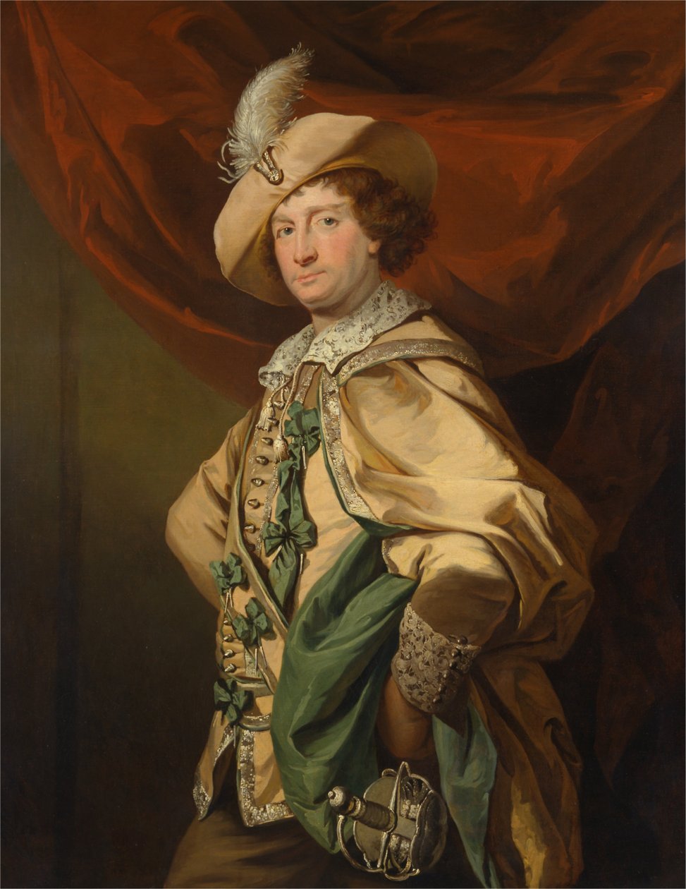 Henry Woodward som Petruchio i Catherine og Petruchio, en versjon av Garrick fra The Taming of the Shrew av Garrick