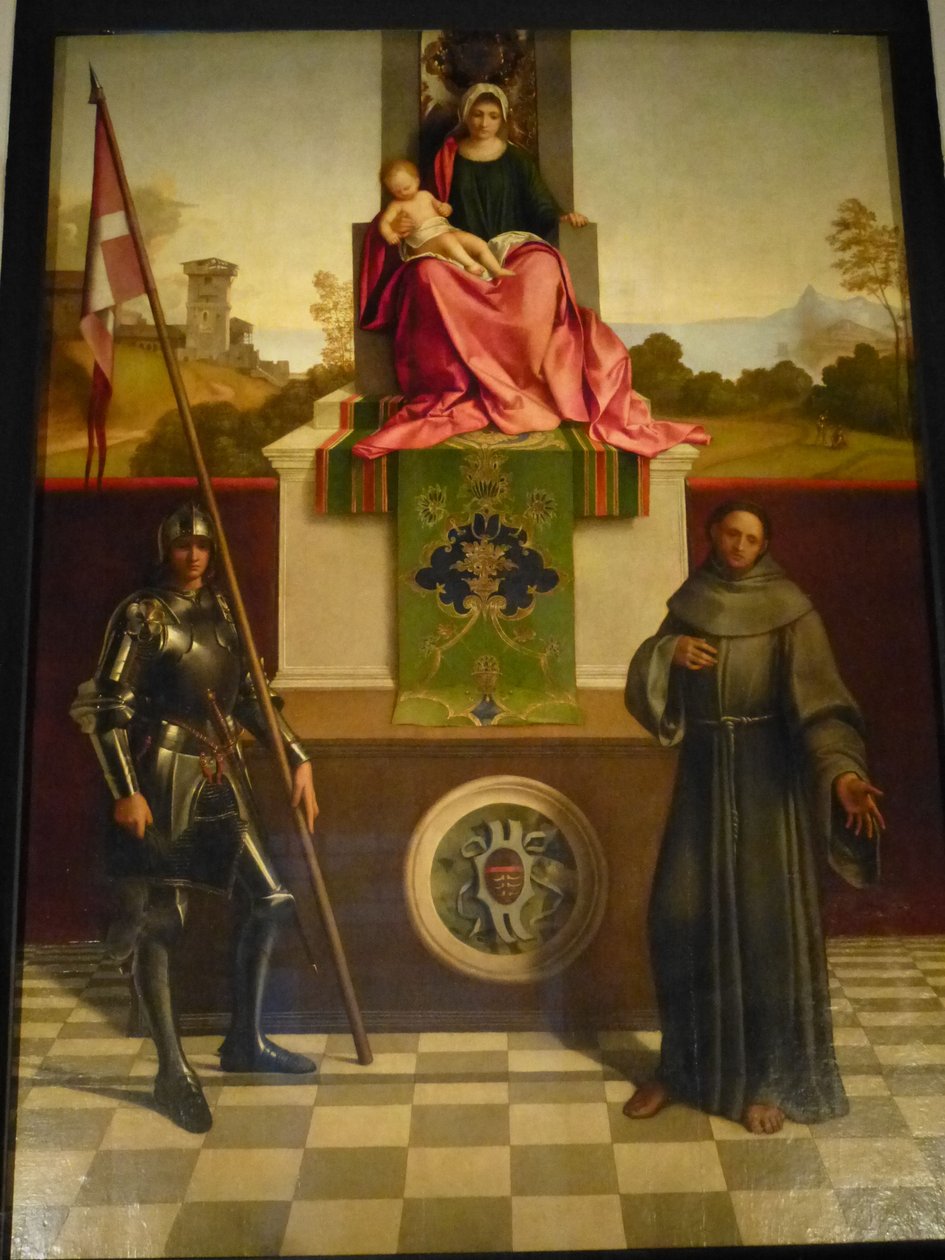 Alteret til Castelfranco, scene av Giorgione da Castelfranco