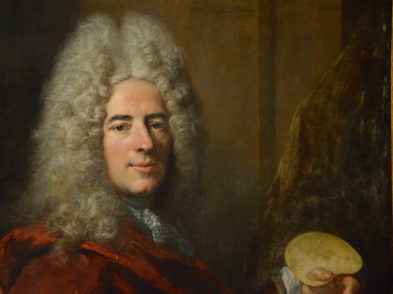 Portrett av Jacques-Antoine Arlaud (detalj) av Largilliere