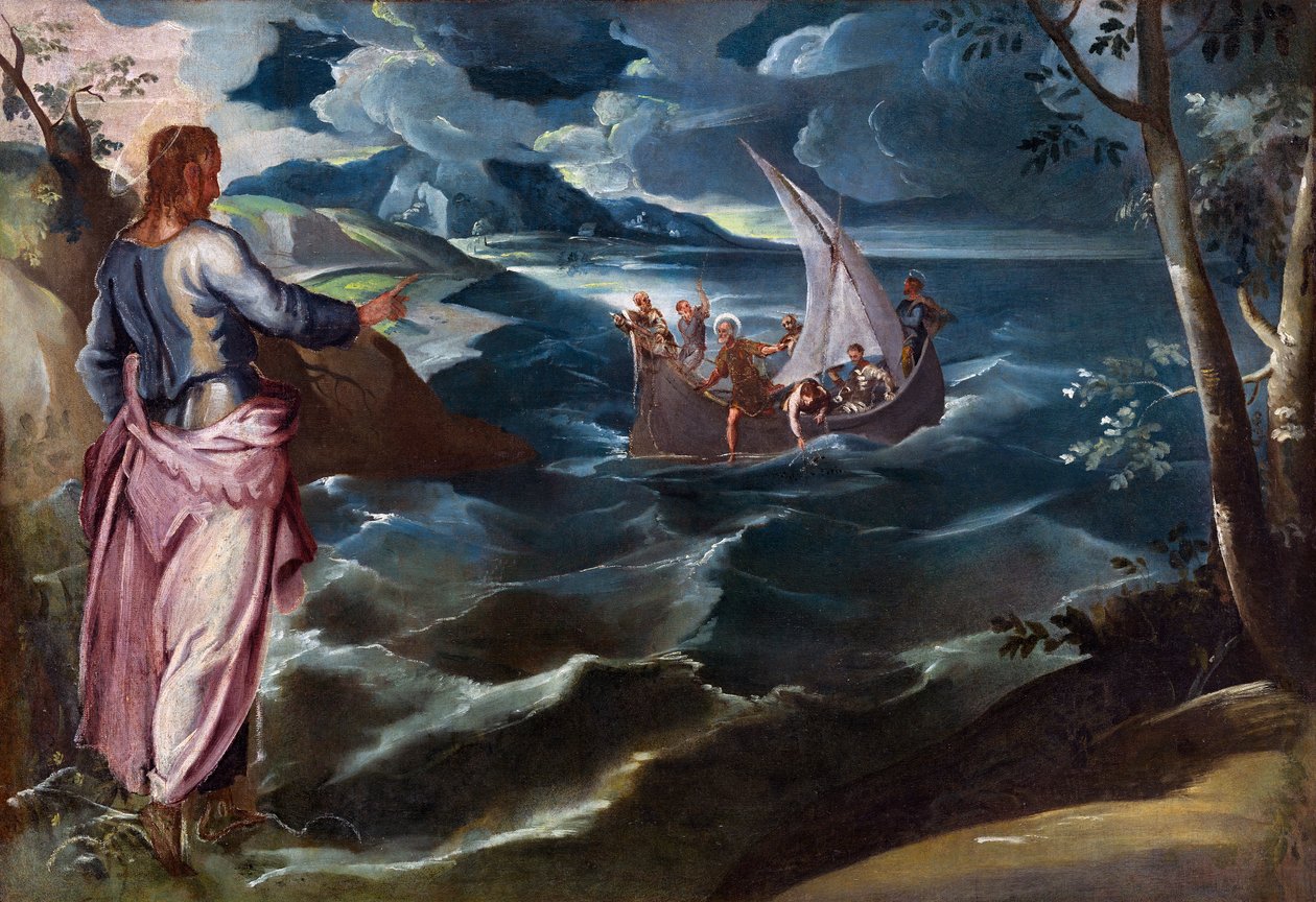 Kristus ved Galilea -sjøen av Tintoretto
