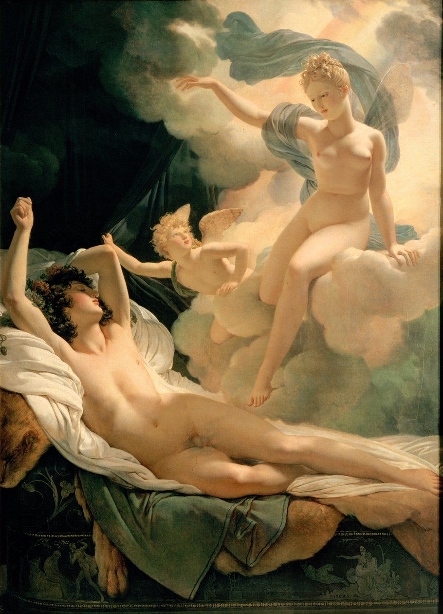 Morpheus og Iris (Pierre-Narcisse Guérin) av Unknown