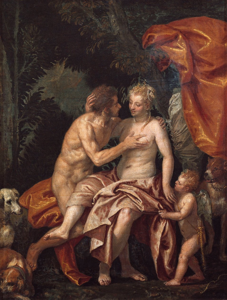 Venus og Adonis av Veronese