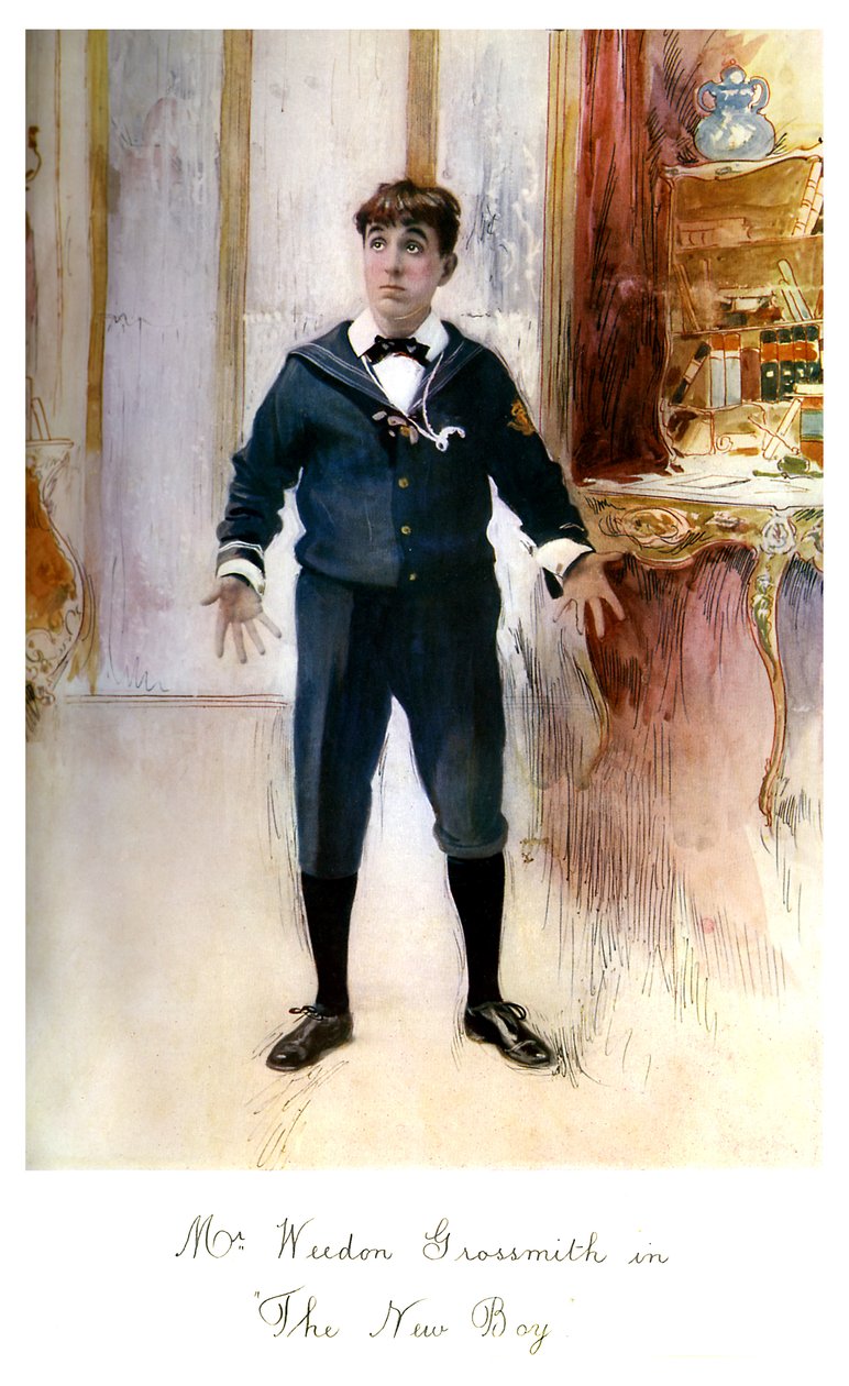 Weedon Grossmith i "The New Boy" av (after) English photographer