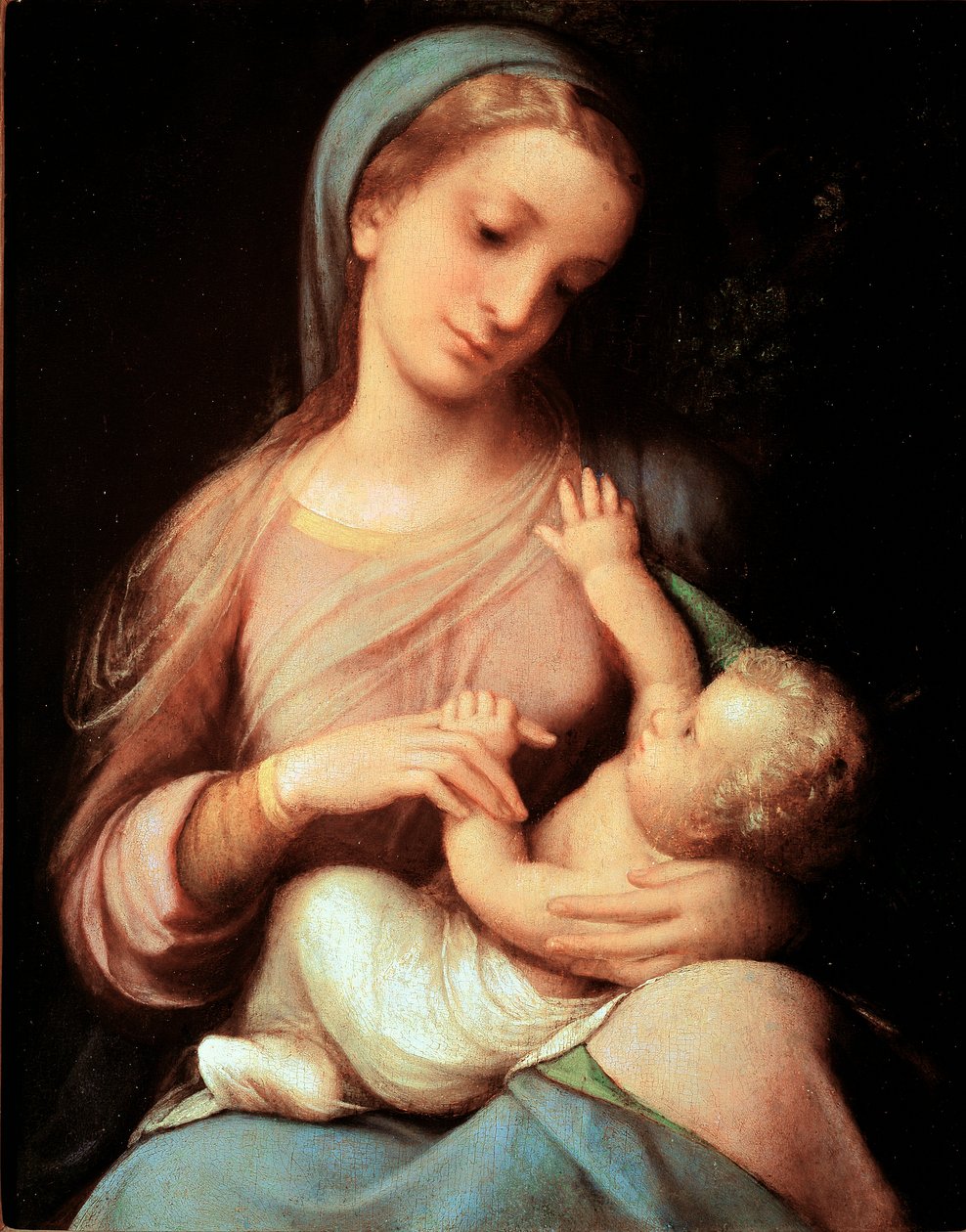Jomfru og barn av (c.1489 1534) Correggio