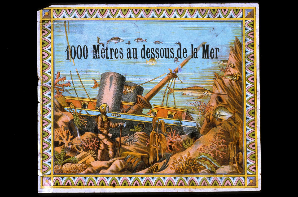 1000 meter under havet - Loire Atlantique N* 192 - Nantes - Jules Verne Museum - Bildebehandling av Unknown