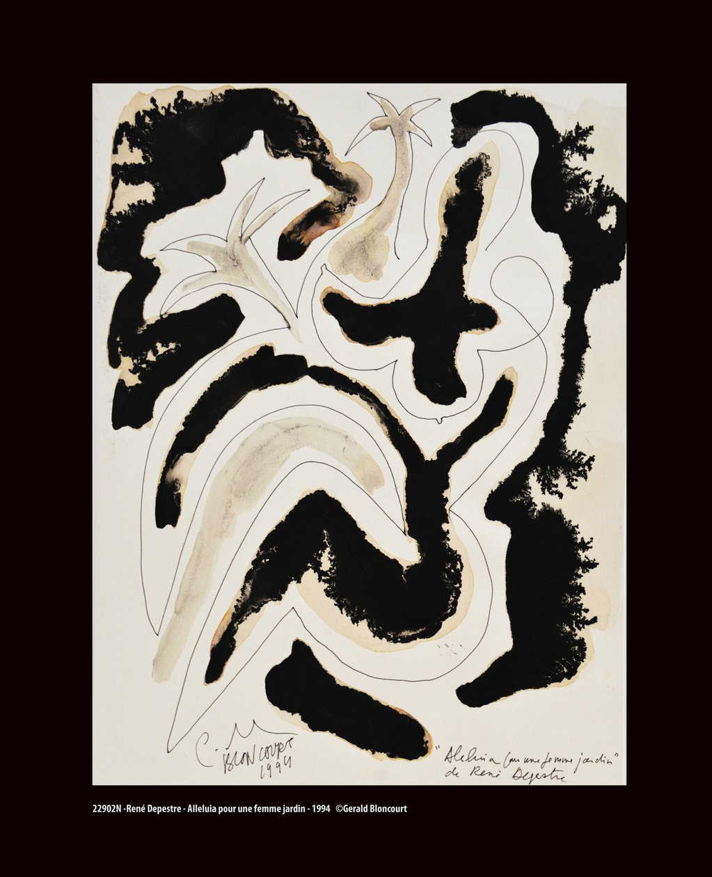 22902N -Rene Depestre - Alleluia for a Woman Garden - 1994 av Unknown
