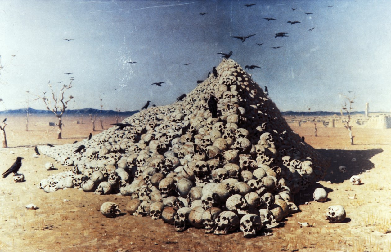 Apoteose of War av Vasily Vereshchagin, 1871. av Unknown