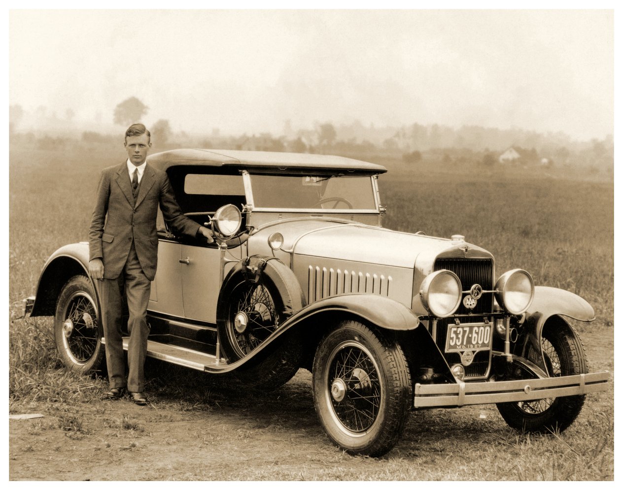 Charles Lindbergh, St. Louis. 1927 av Unknown