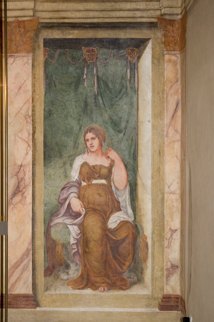 Fresco, Villa dei Vescovi, Luvigliano, Veneto, Italia av Unknown