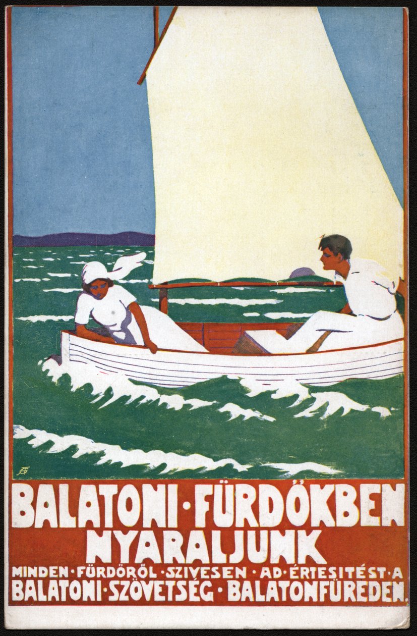 Lac Balaton. Balatonsjøen. av Unknown