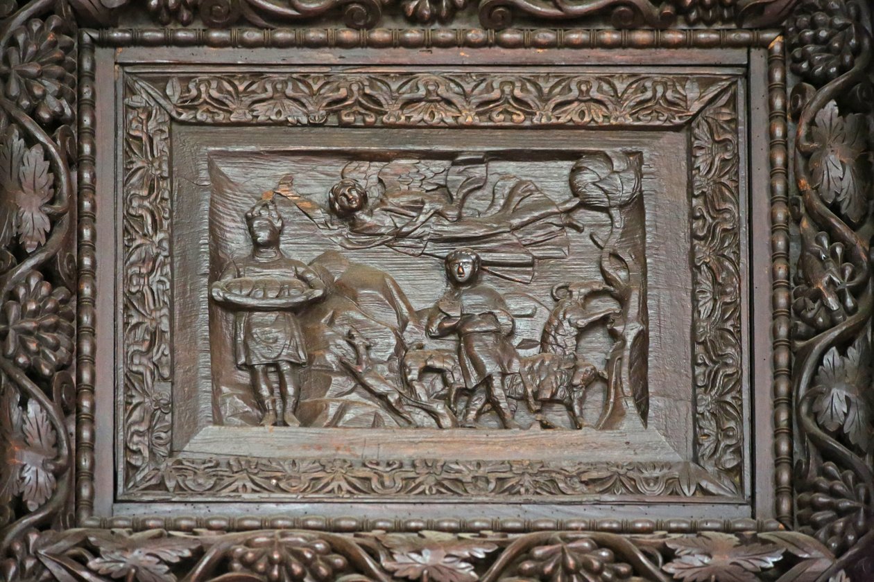 Panel fra 5C-dør: Habakkuk blir bortført av Unknown