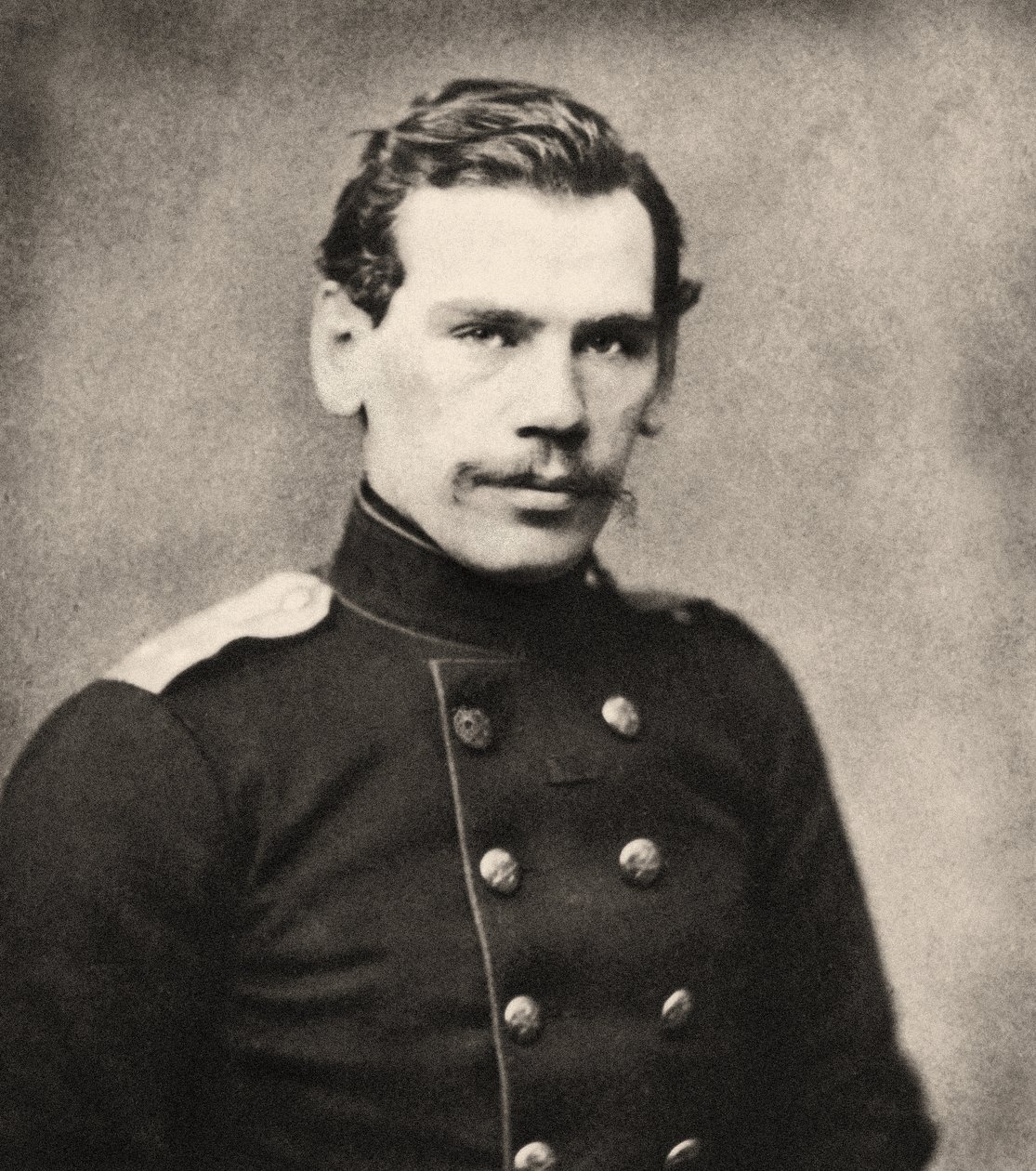 Portrett av Leo Tolstoy, 1855 av Unknown