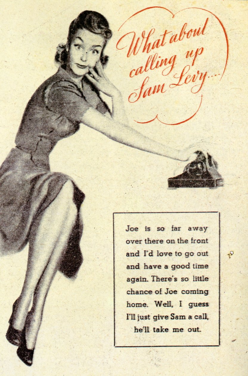 Propaganda. Hva med å ringe Sam Levy. 1940 av Unknown