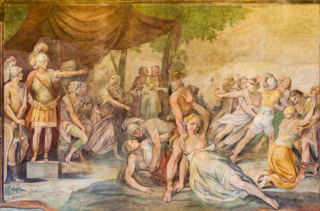 Voldtekt av sabinskvinnene, Roma, Italia av Unknown