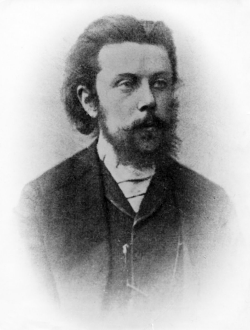 Den russiske komponisten Modest Mussorgsky (1835-1881). av Unknown