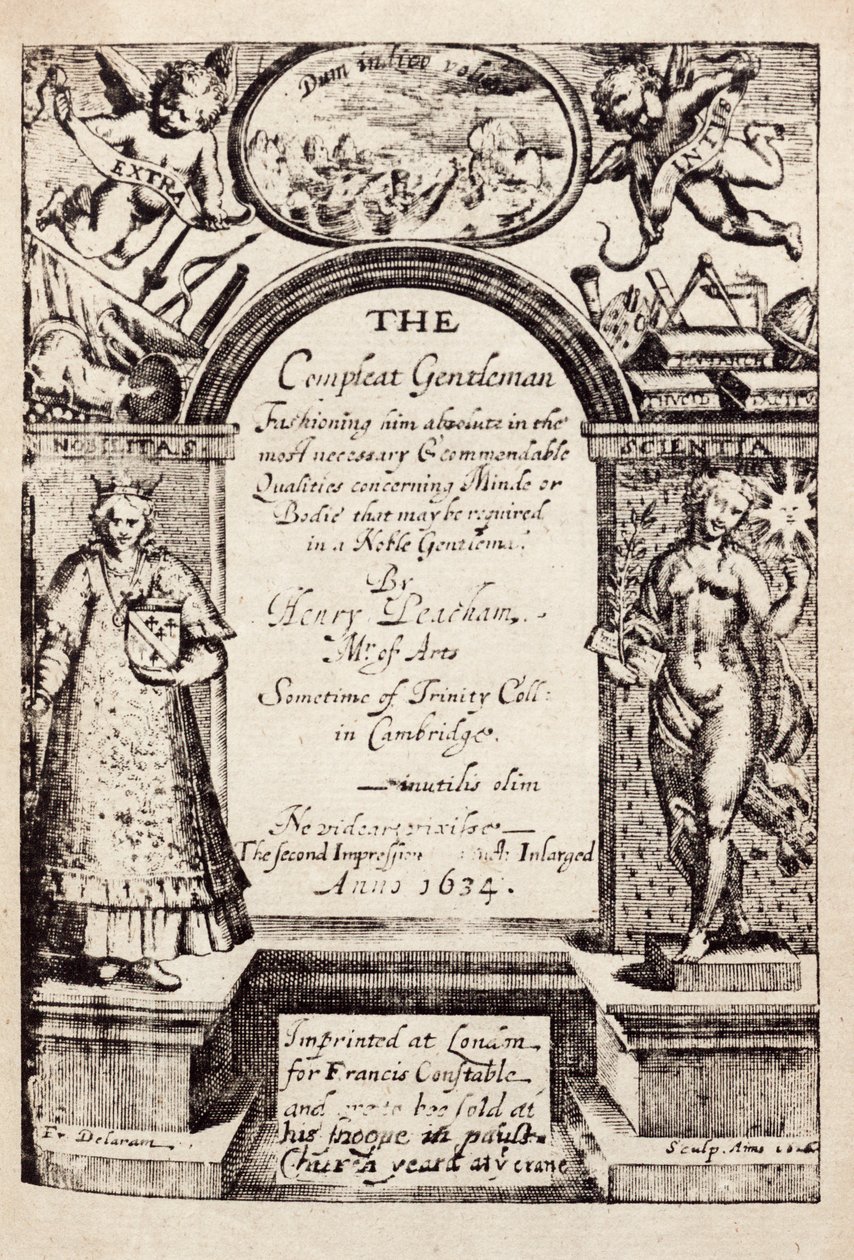 The Compleat Gentleman, av Henry Peacham. av Unknown