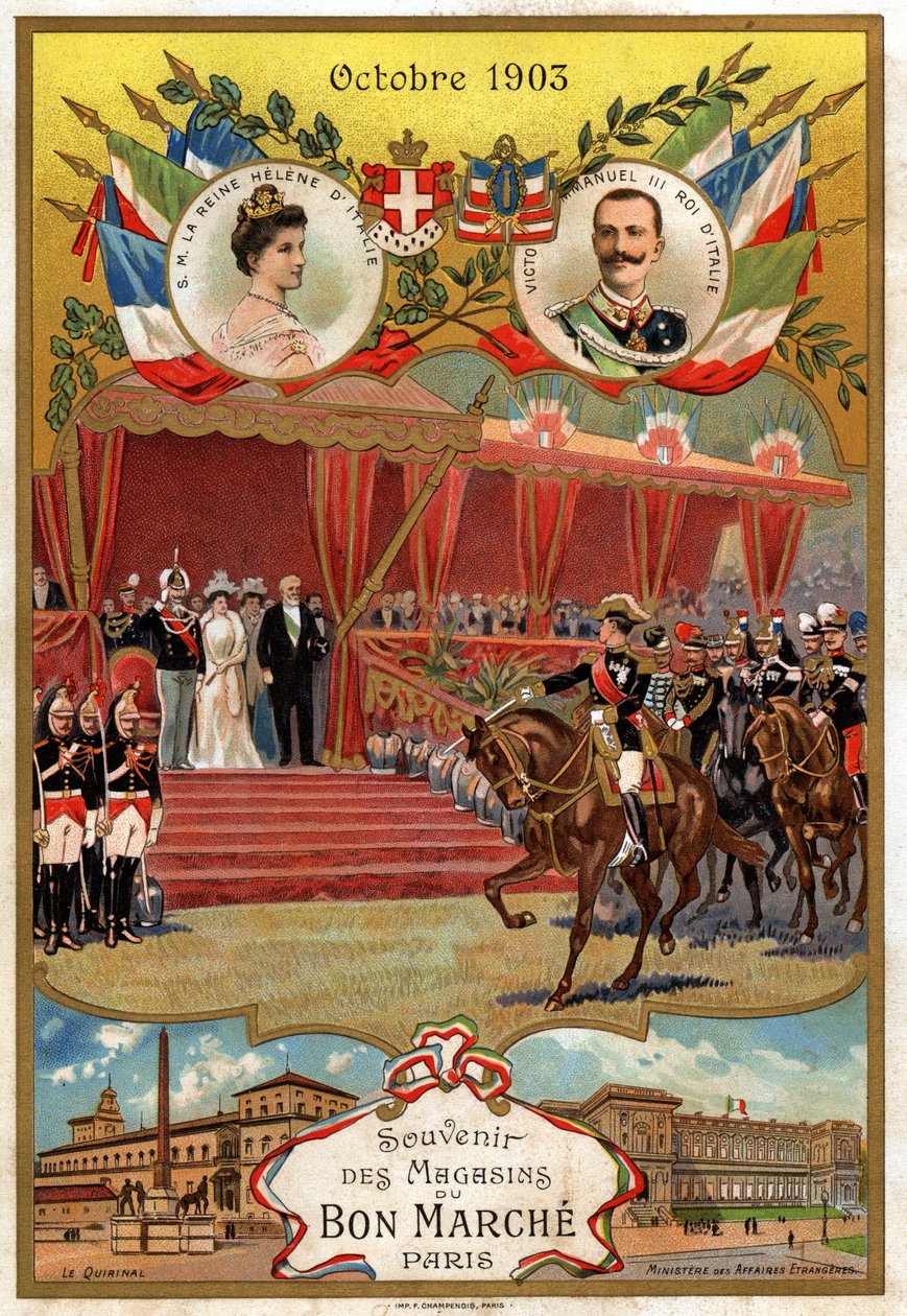 Victor Emmanuel III. av Unknown