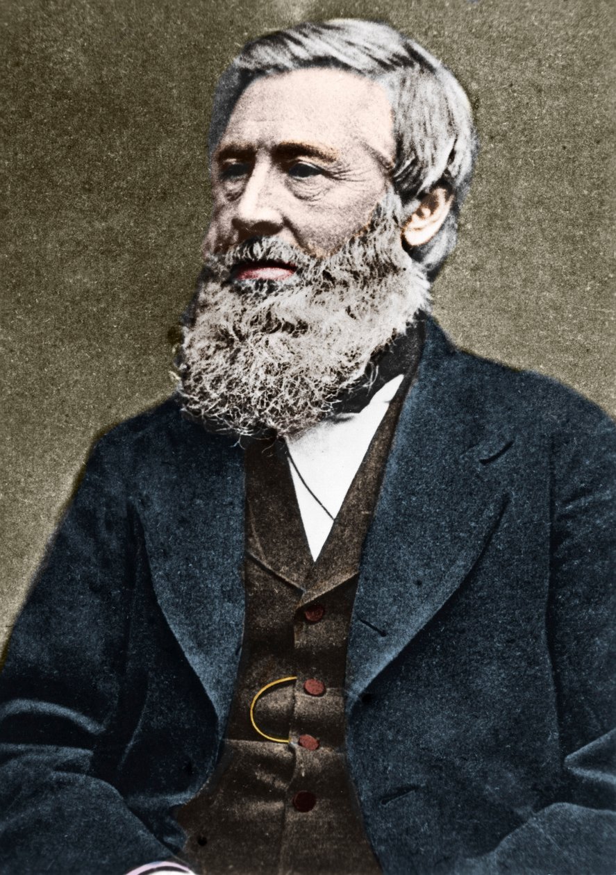 Portrett av Asa Gray (1810-1888), amerikansk botaniker. c1884. av American Photographer