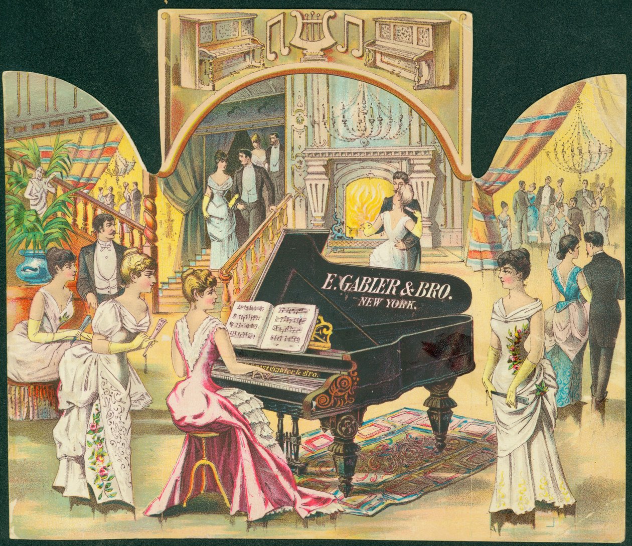 E. Gabler & Bro., New York [piano] av American School