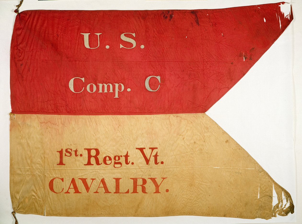 Guidon-flagg (tekstil) av American School