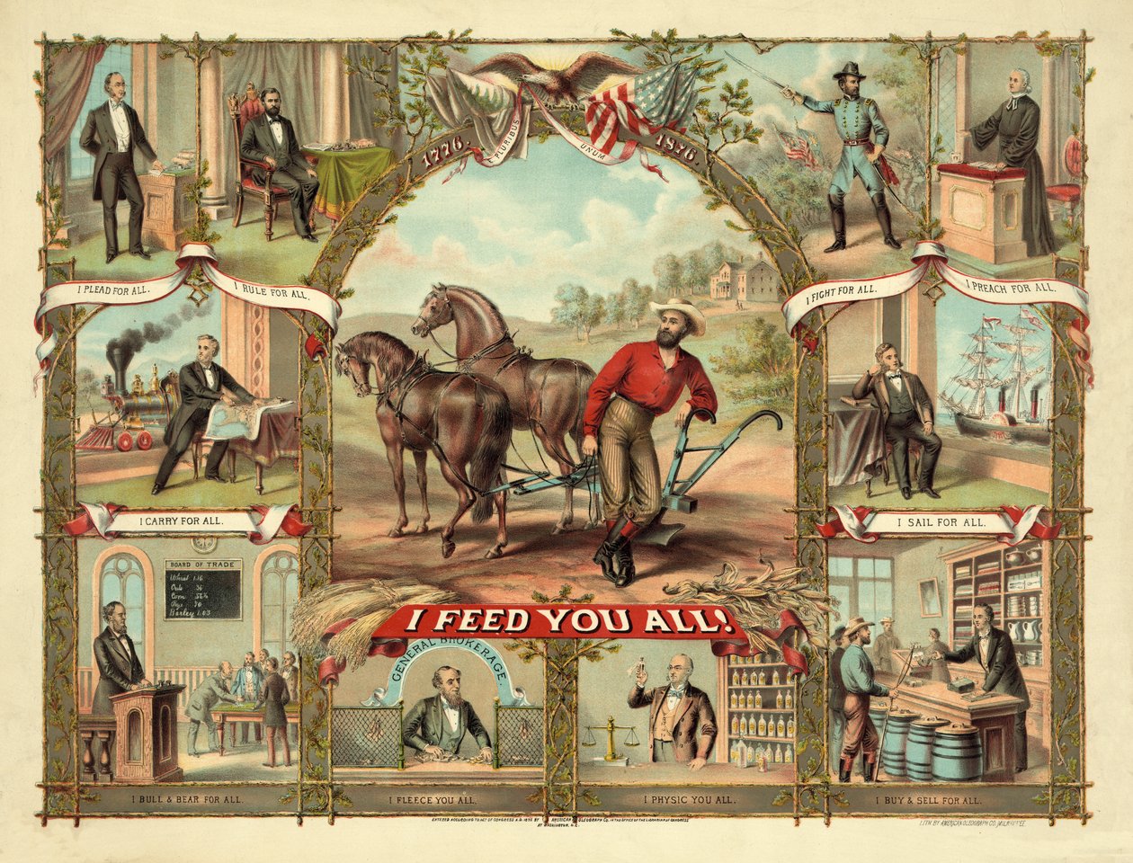 I Feed You All!, utgitt ca. 1875 av American School