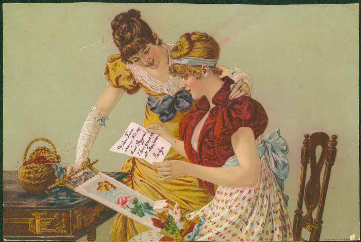 J.A. Pozzonis Complexion Powder [handelskort recto], av American School