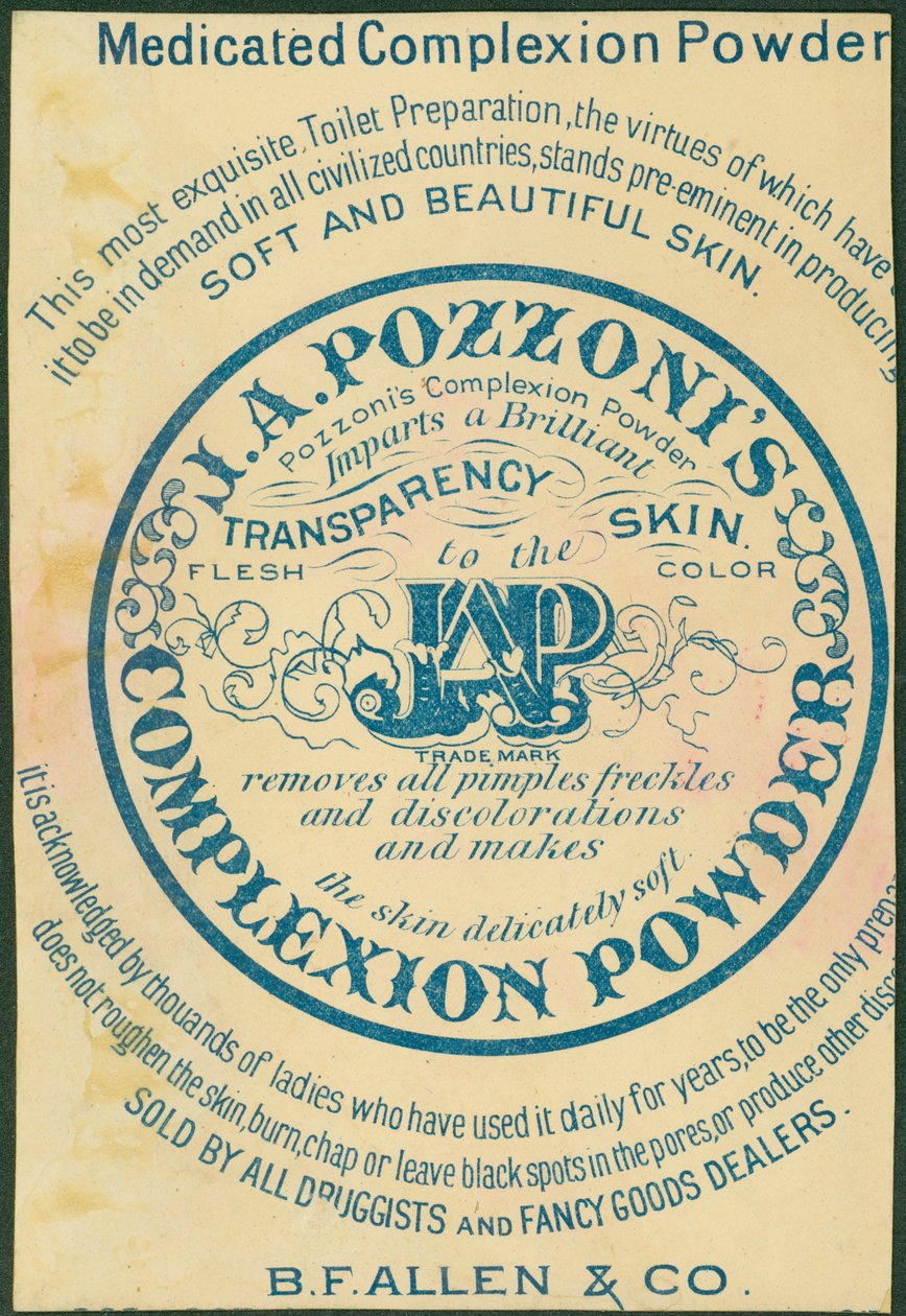 J.A. Pozzonis Complexion Powder [tradekort verso] av American School