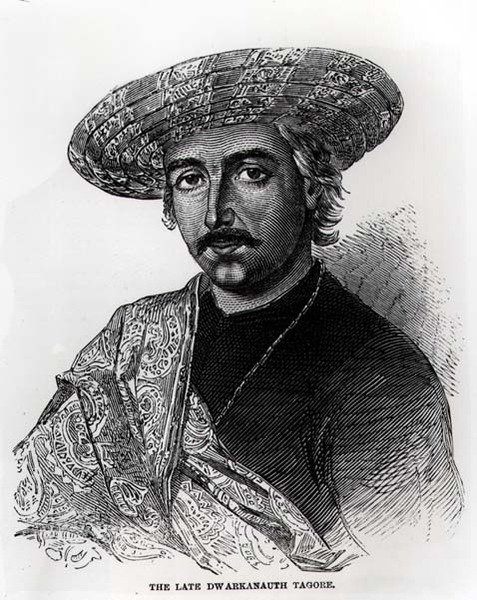 Dwarkanath Tagore (1794–1846) av English School