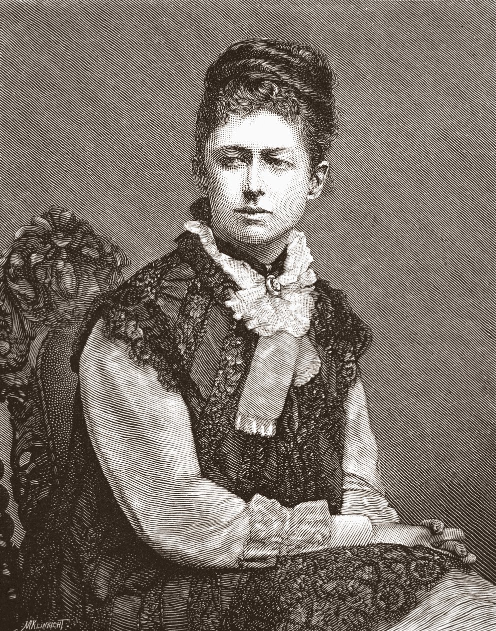 Elizabeth Southerden Thompson, fra The Magazine of Art, utgitt 1878 av English School