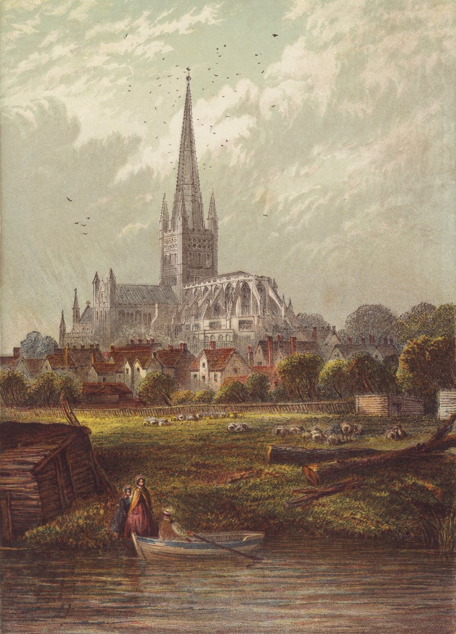 Norwich katedral av English School