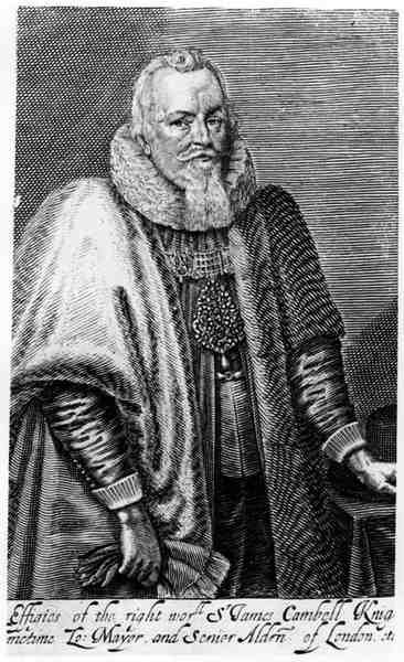 Portrett av Sir James Cambell (1570-1642) av English School