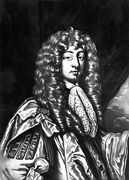 Portrett av Sir John Chicheley (d.1691) gravert av Richard Earlom (1743-1822) og Charles Turner (ca. 1773-1857) fra Illustrious Characters in British History (mezzotint) av English School