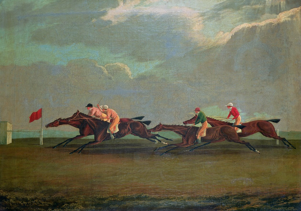 Racing på Cheltenham, 1826 av English School