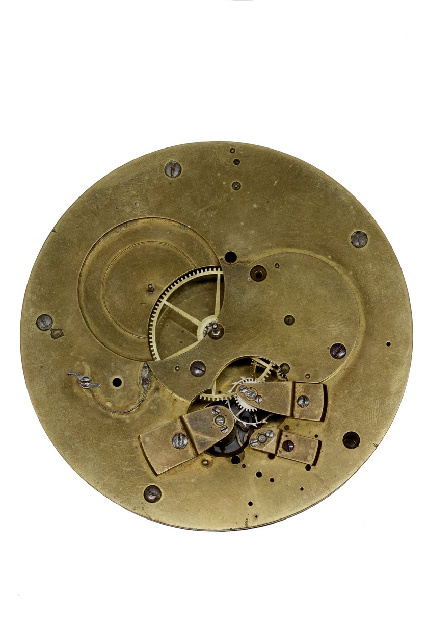 Frontplaten til Cumming-bevegelsen, ca. 1767 (metall) av English School