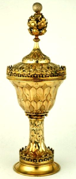 Wardens Grace Cup, ca. 1480 (forgylt sølv) (se også 355576) av English School