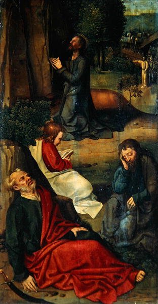 Kvalen i hagen (se også 279047) av Flemish School