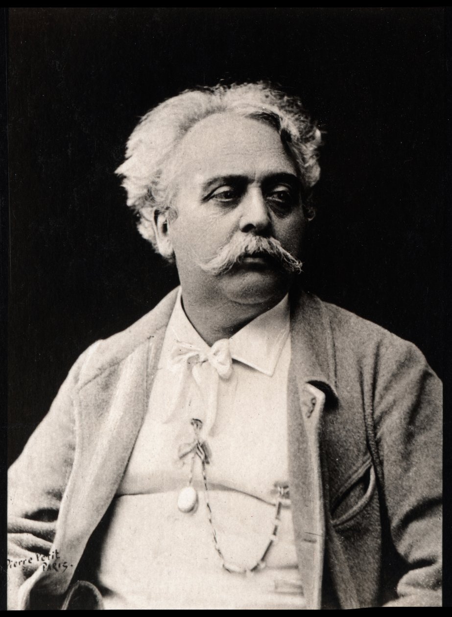Portrett av Albert Ernest Carrier Belleuse (1824-1887), fransk skulptør og maler. av French Photographer