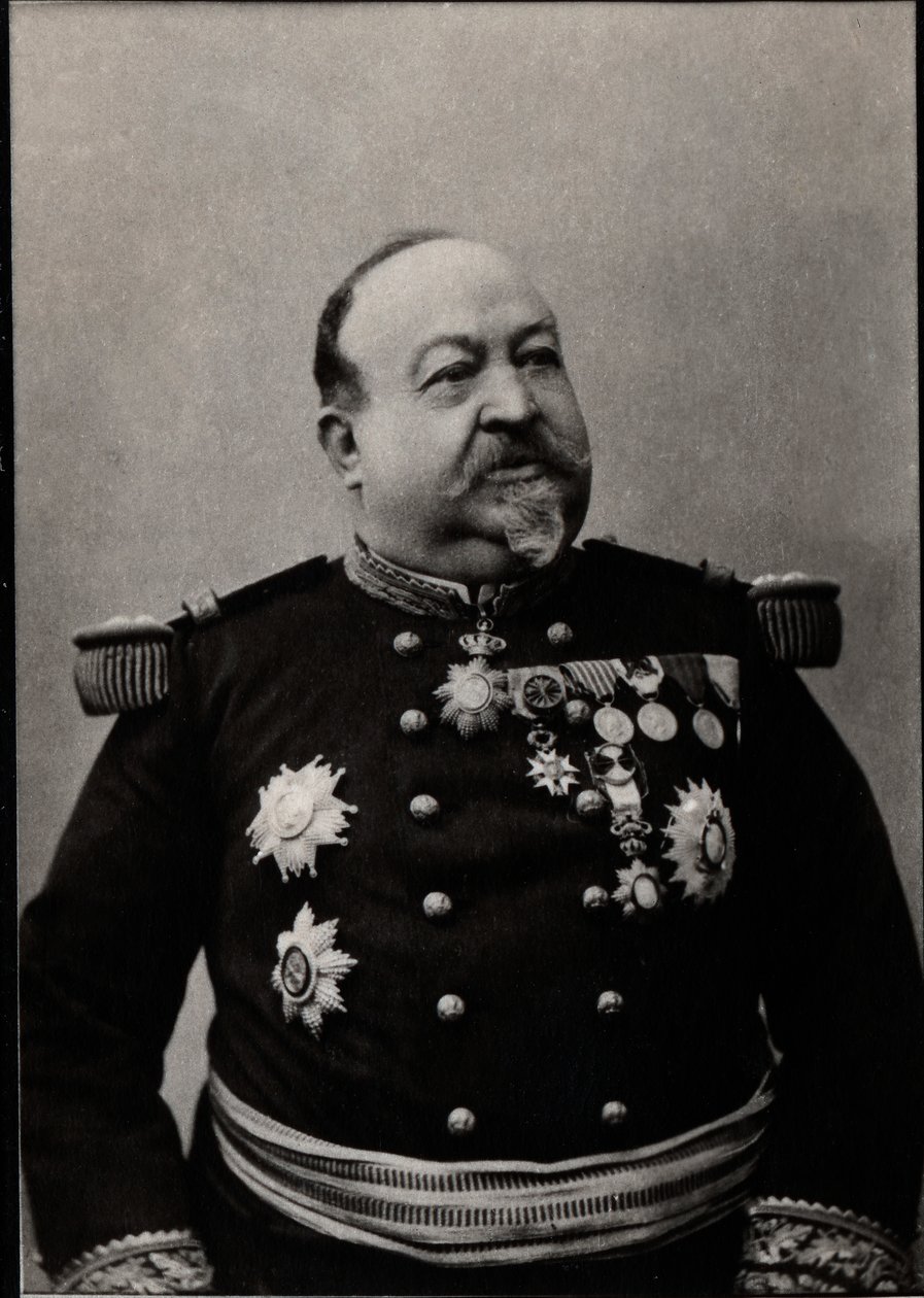 Portrett av Ange Laurent Giovanninelli (1837-1903), fransk general. av French Photographer