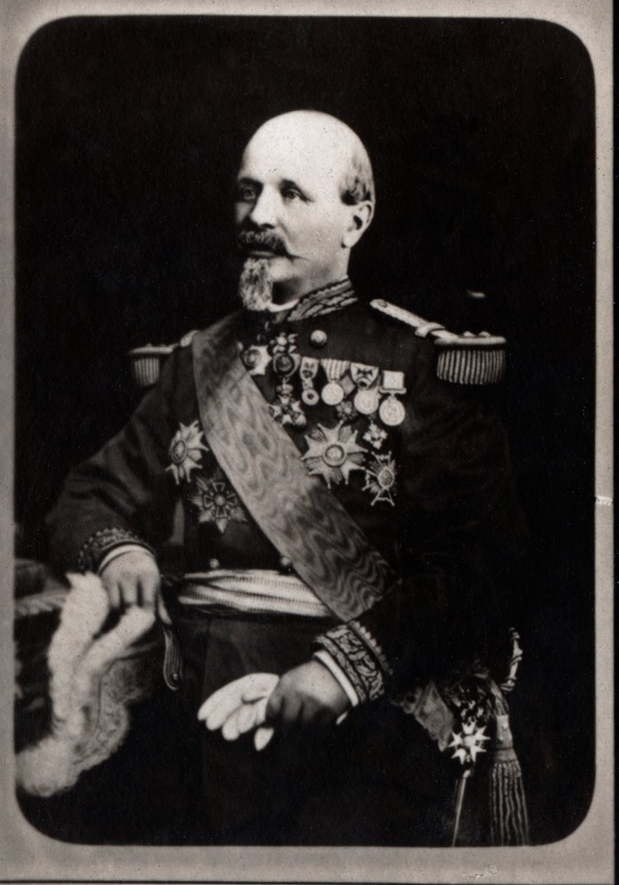 Portrett av Antoine Eugene Alfred Chanzy (1823-1883), fransk general. av French Photographer