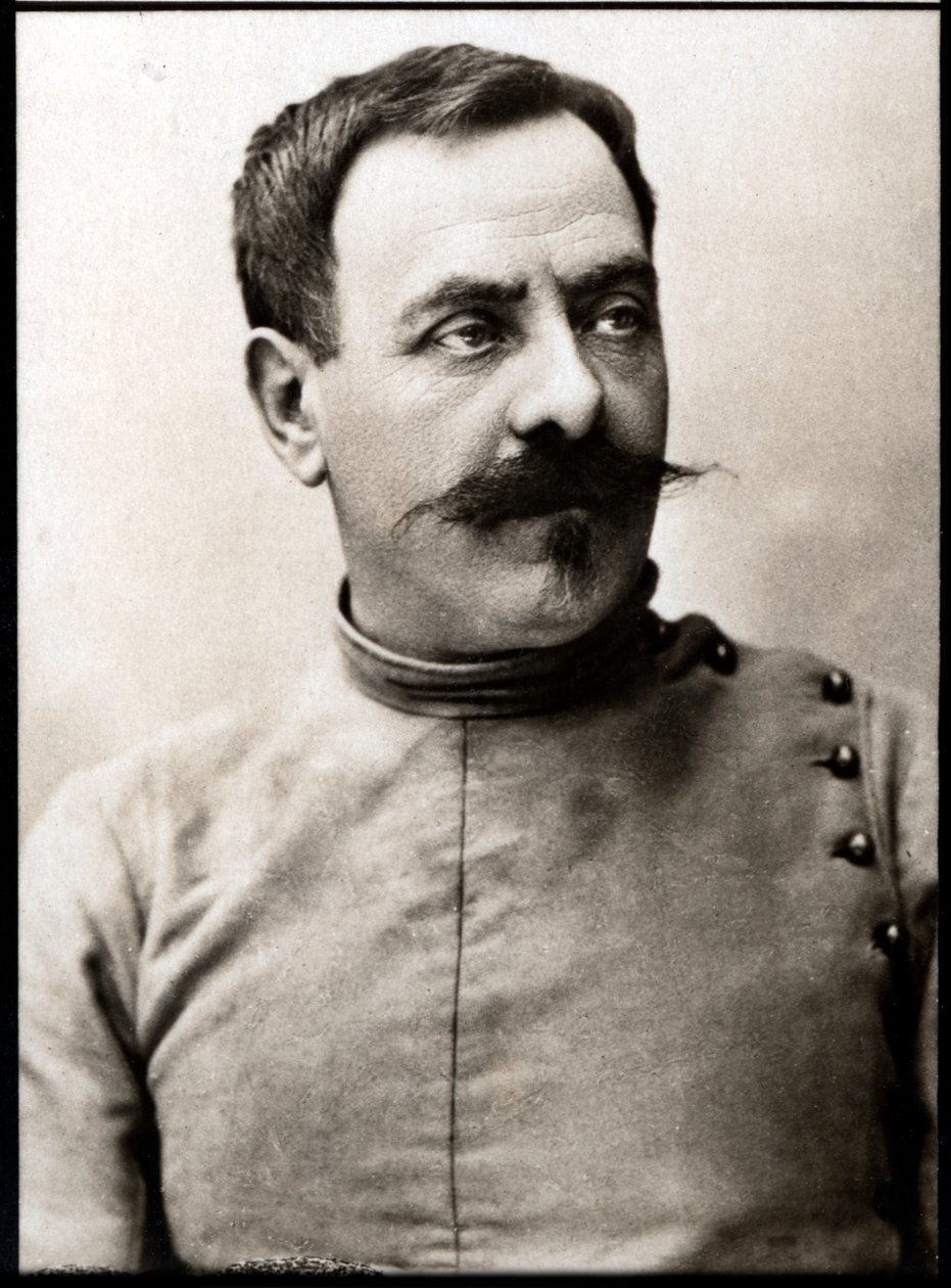 Portrett av Arsene Vigeant (f. 1842), fransk fekter. av French Photographer