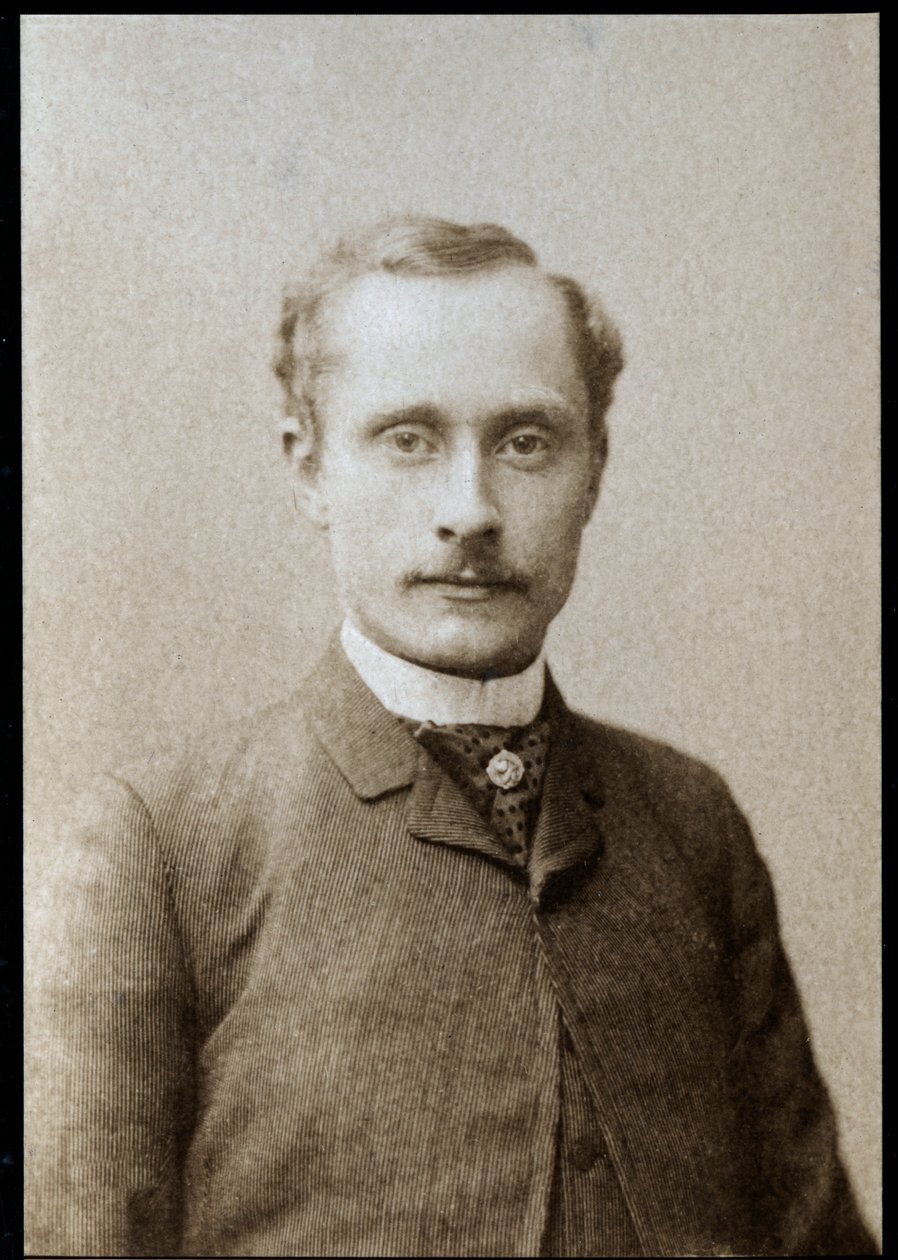 Portrett av Charles Gustave Auguste le Bargy (1858-1936), fransk skuespiller og filmregissør. av French Photographer