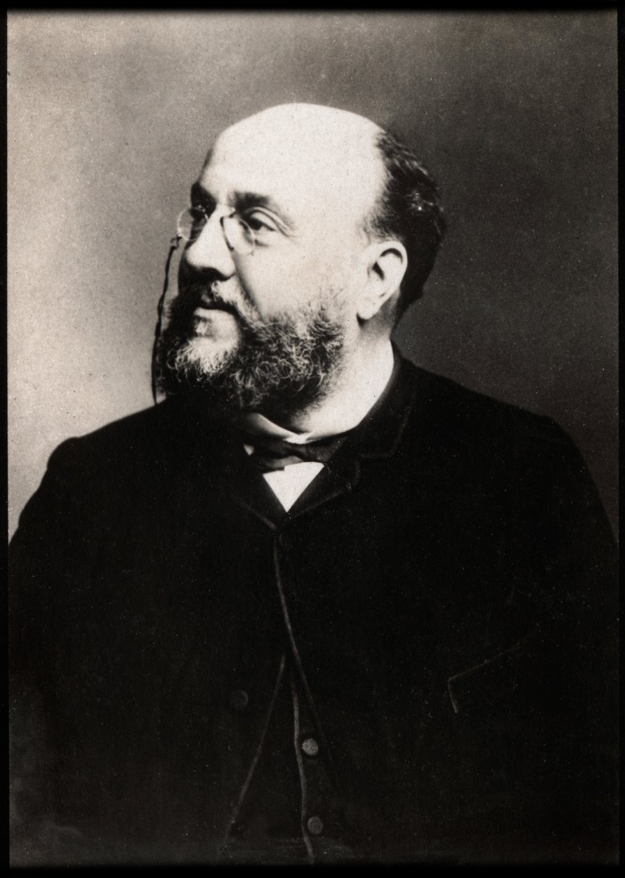 Portrett av Charles Lamoureux (1834-1899), fransk dirigent og fiolinist. av French Photographer