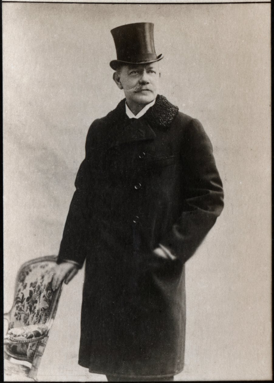 Portrett av grev Mikhail Nikolayevich Muraviev (1845-1900), russisk politiker. av French Photographer