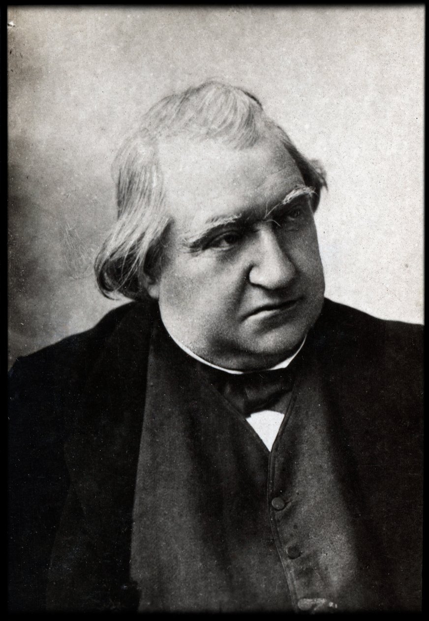 Portrett av Ernest Renan (1823-1892), fransk filosof og forfatter. av French Photographer