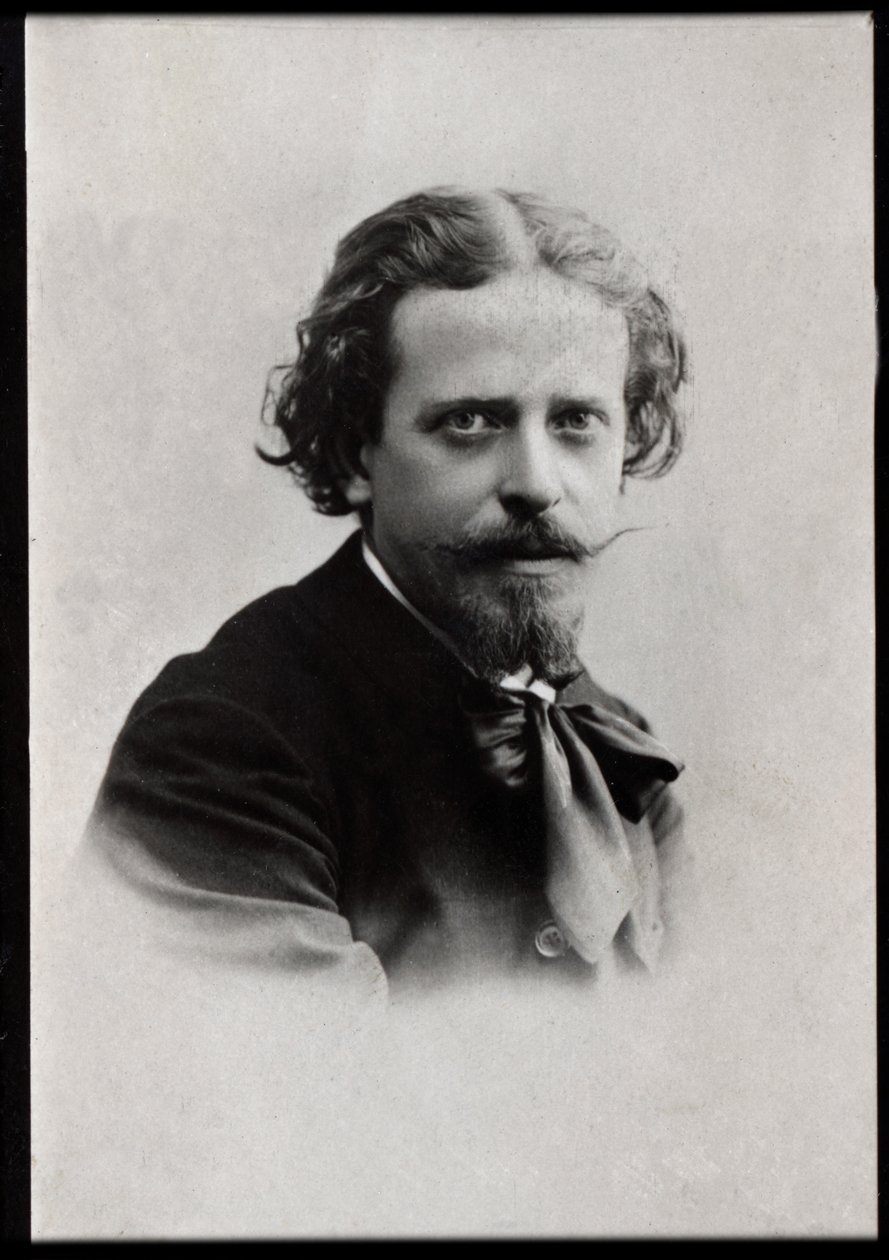 Portrett av Eugene Brieux (1858-1932), fransk dramatiker. av French Photographer