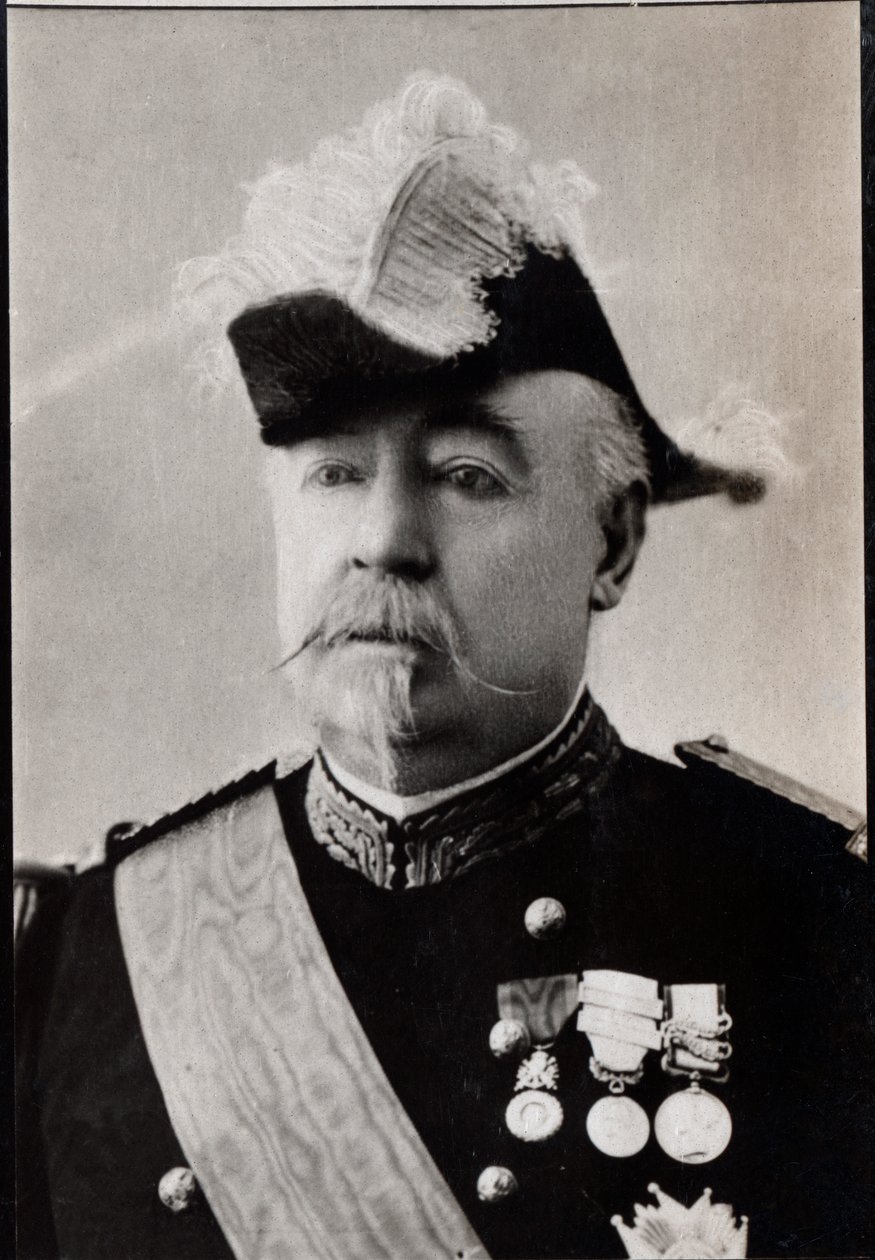 Portrett av Felix Gustave Saussier (1828-1905), fransk general. av French Photographer